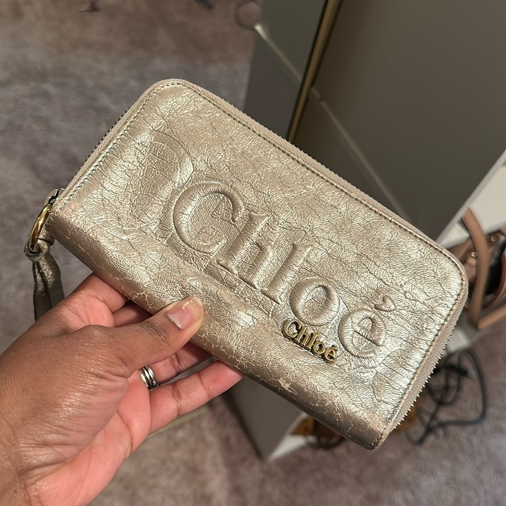 Donated!! Not Available - Chloe Metallic Wallet